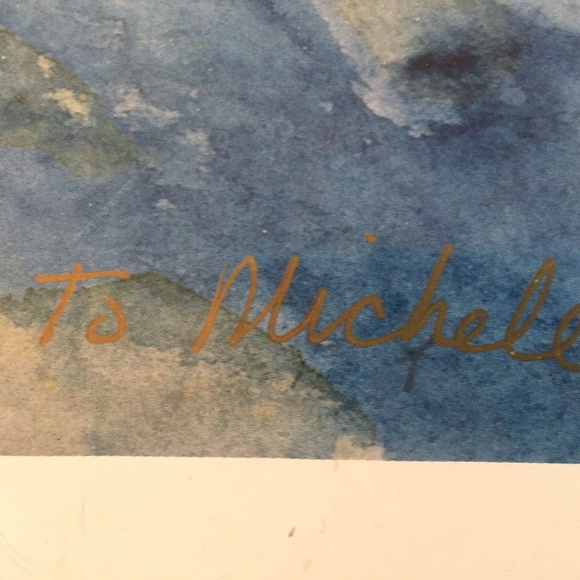 WHERE'S THE BEACH PENGUINS JIM AND BETSEY BURNHAM FOWLER SIGNED PRINT 1991 - Picture 6 of 6